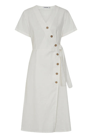 Alice Collins Ladies Danni Dress White