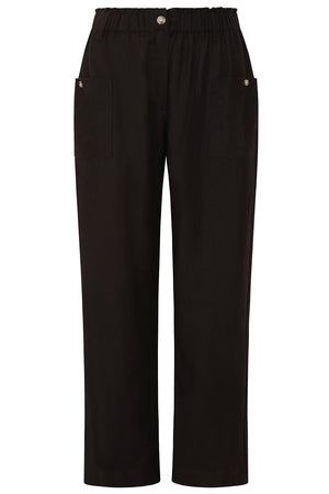 Alice Collins Ladies Donna Relax Trousers Carbon