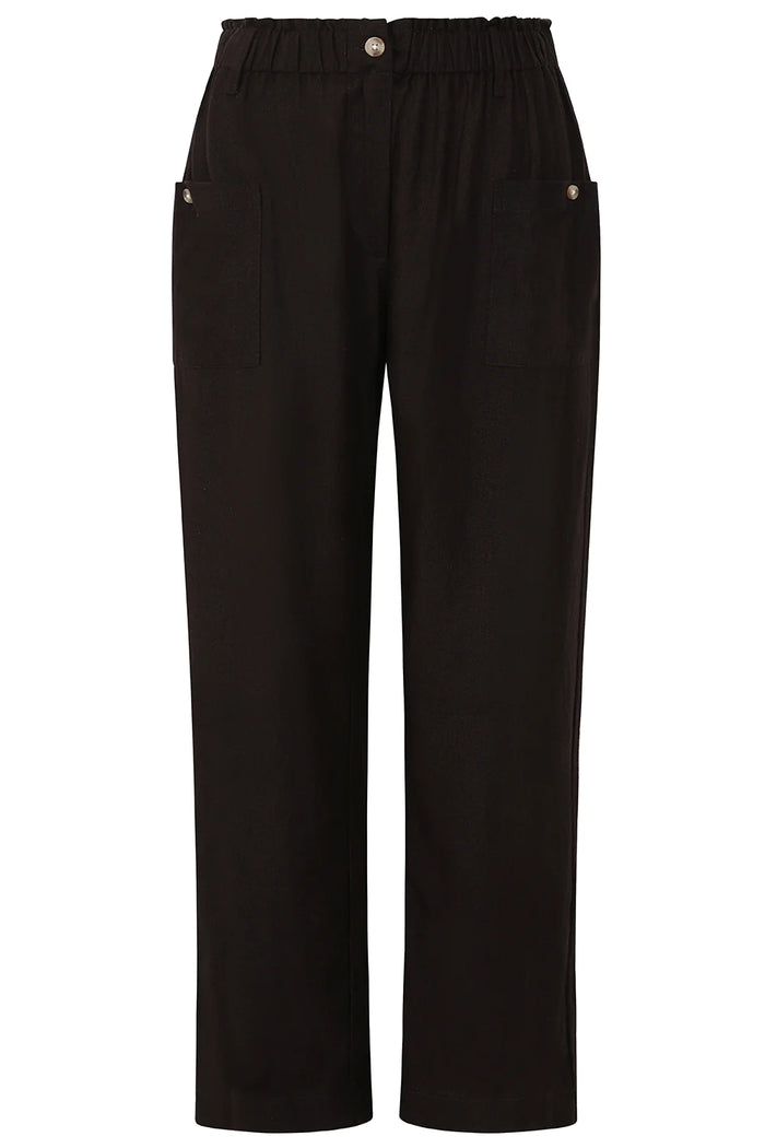 Alice Collins Ladies Donna Relax Trousers Carbon