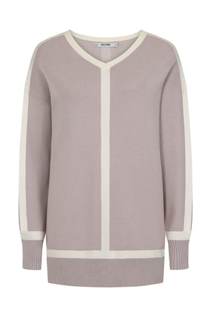 Alice Collins Poppy Pullover Dove Grey/Wild Oat