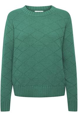 B.Young Womens 20813532 ByOma Cadmium Green Structure Jumper