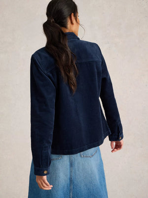 White Stuff Carrie Cord Jacket Dark Navy