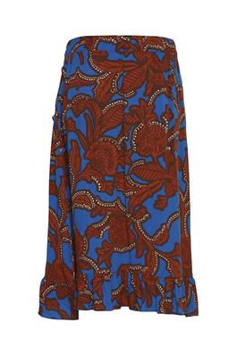 B.Young Womens 20813209 Byjosa Nebulas Blue Long Skirt