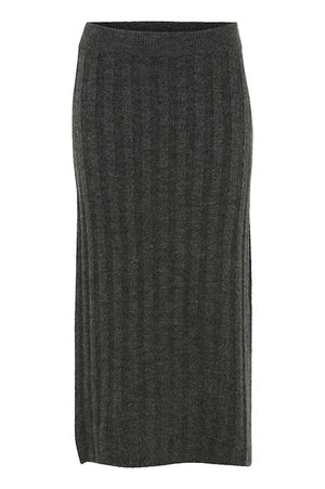 B.Young Bymarianne Slim Skirt 20815645 Grey Melange