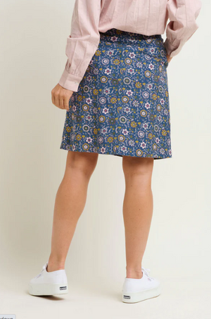Brakeburn Folk Floral Cord Skirt