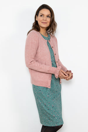 Lily & Me LM23506P Darcy Pink Plain Cardi