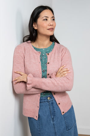 Lily & Me LM23506P Darcy Pink Plain Cardi