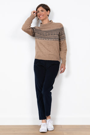 Lily & Me LM23509TP Isle Taupe Jumper