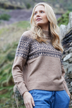 Lily & Me LM23509TP Isle Taupe Jumper