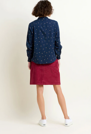 Brakeburn Stars Embroidered Blouse