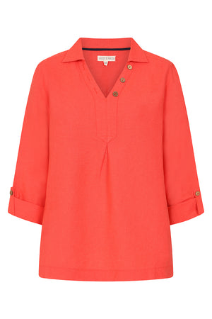 Mudd & Water Womens Coral Summertime Smock