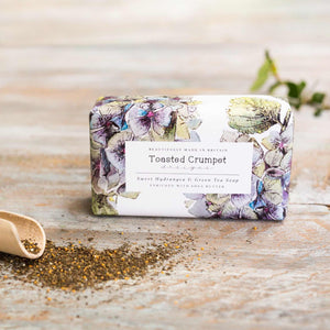 Toasted Crumpet Sweet Hydrangea & Green Tea Soap