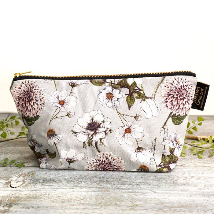 Toasted Crumpet Luxury Toiletry Bag The Blanc Collection 30x17cm