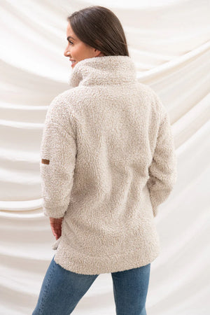 Lighthouse Ladies Coast Fleece Irish Cream Marl