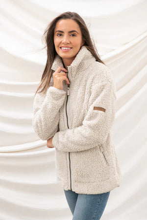 Lighthouse Ladies Coast Fleece Irish Cream Marl