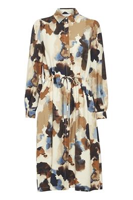 B.Young 20815222 Byihamma AOP Shirt Dress Birch Watercolour Mix