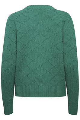 B.Young Womens 20813532 ByOma Cadmium Green Structure Jumper