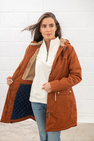 Lighthouse Ladies Isobel Coat Rust