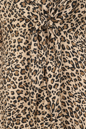 Alice Collins Cheetah Dobby Eleanor Dress