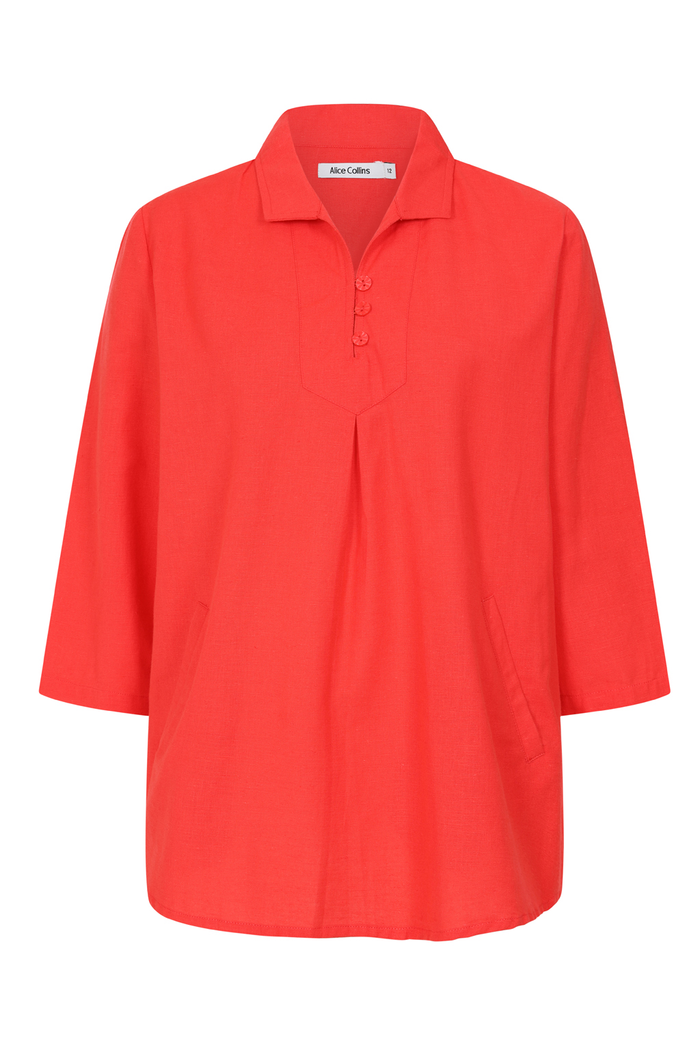 Alice Collins Red Rosemary Shirt