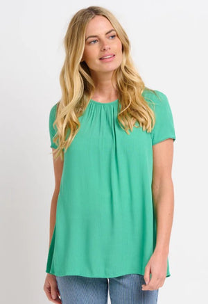 Brakeburn Alena Green Blouse