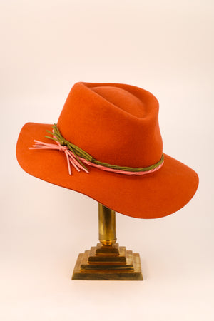 Powder DEB1 Deborah Wool Hat in Terracotta