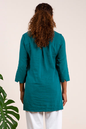 Lily & Me LM22091 Headland Tunic Plain Linen Blend (Other Colours Available)