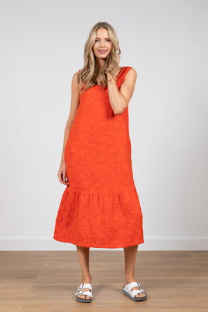 Lily & Me LM23105B Sway Poppy Jacquard Cotton Dress