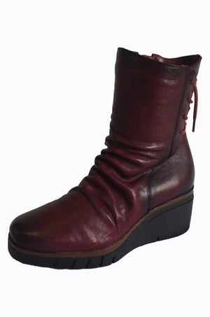 Paula Urban 10-1137 Pull Burdeos Leather Boot
