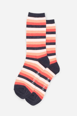 Brakeburn Winter Berry Stripe Sock